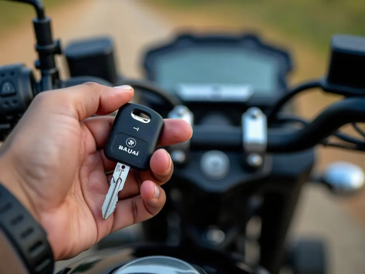Bajaj Dominar 400 motosiklet anahtarı