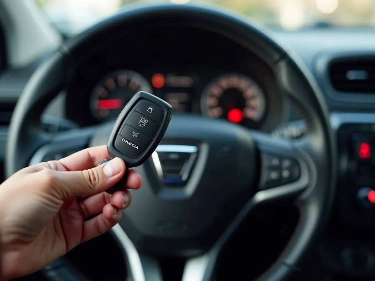 Dacia Sandero araç anahtarı