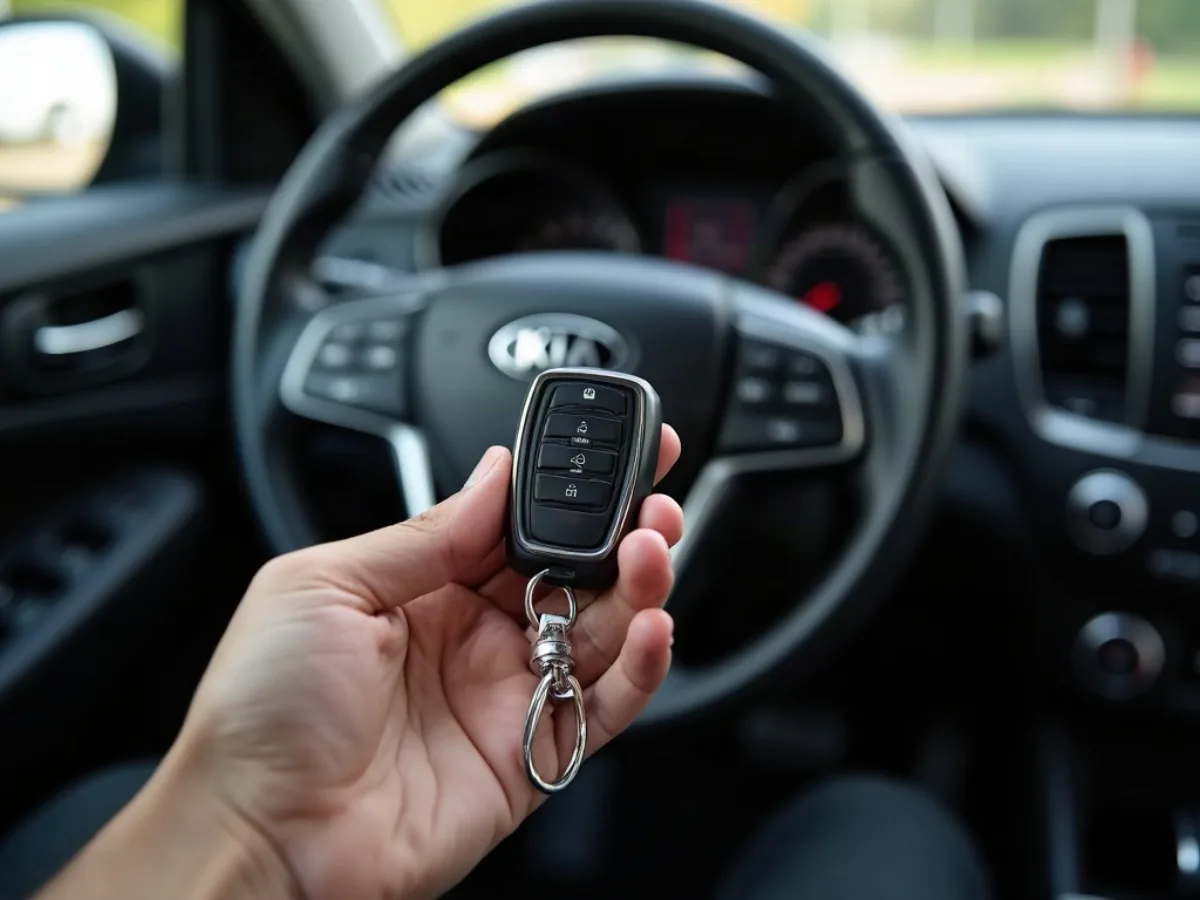 Kia Rio araç anahtarı