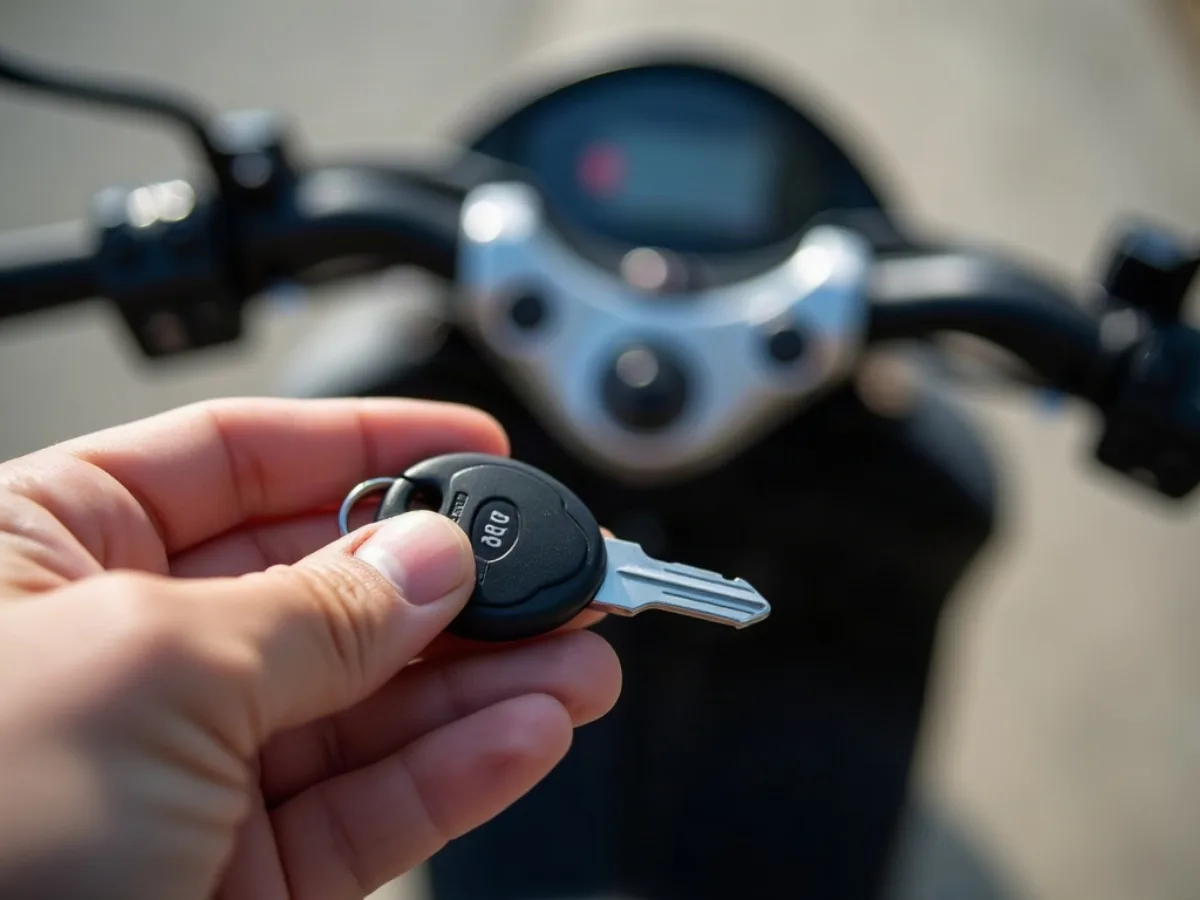 Kymco People S motosiklet anahtarı