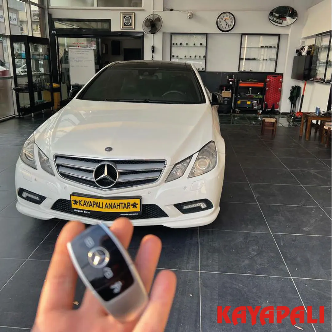 Mercedes E250 CGI için üretilen anahtar