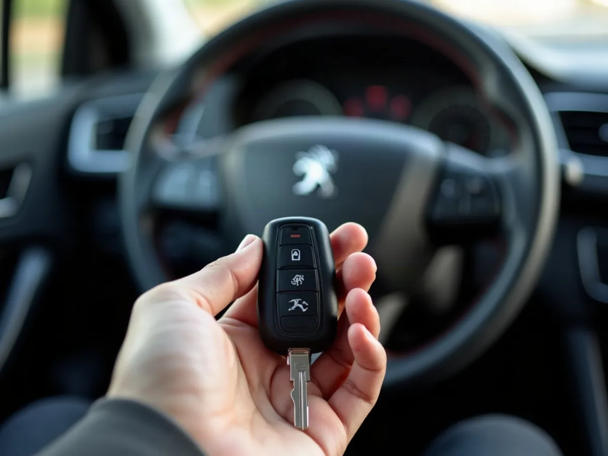 Peugeot 301 araç anahtarı