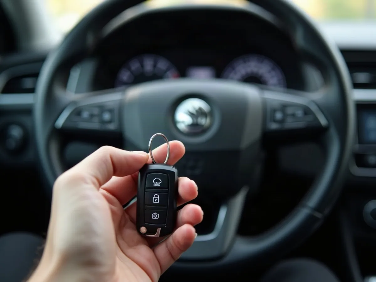 Škoda Octavia araç anahtarı
