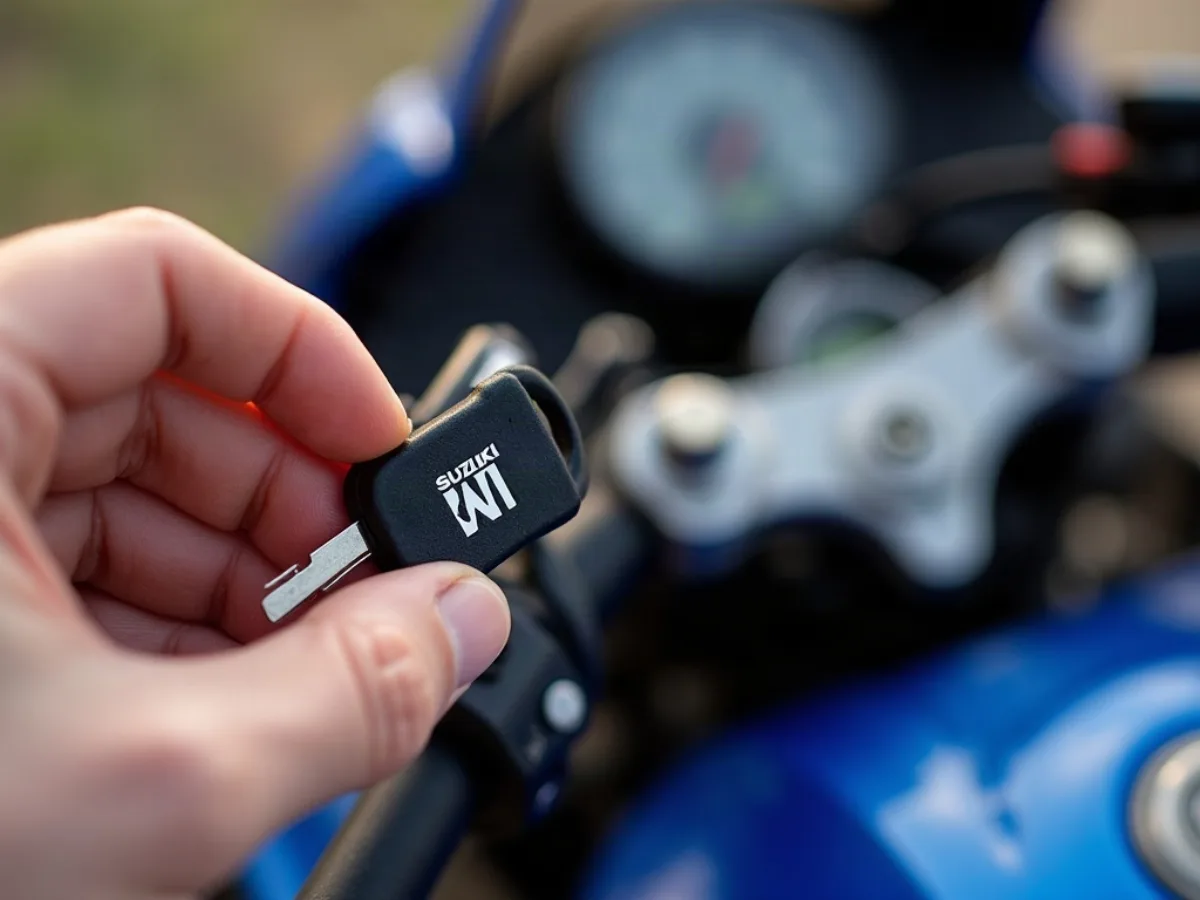 Suzuki GSX-R motosiklet anahtarı