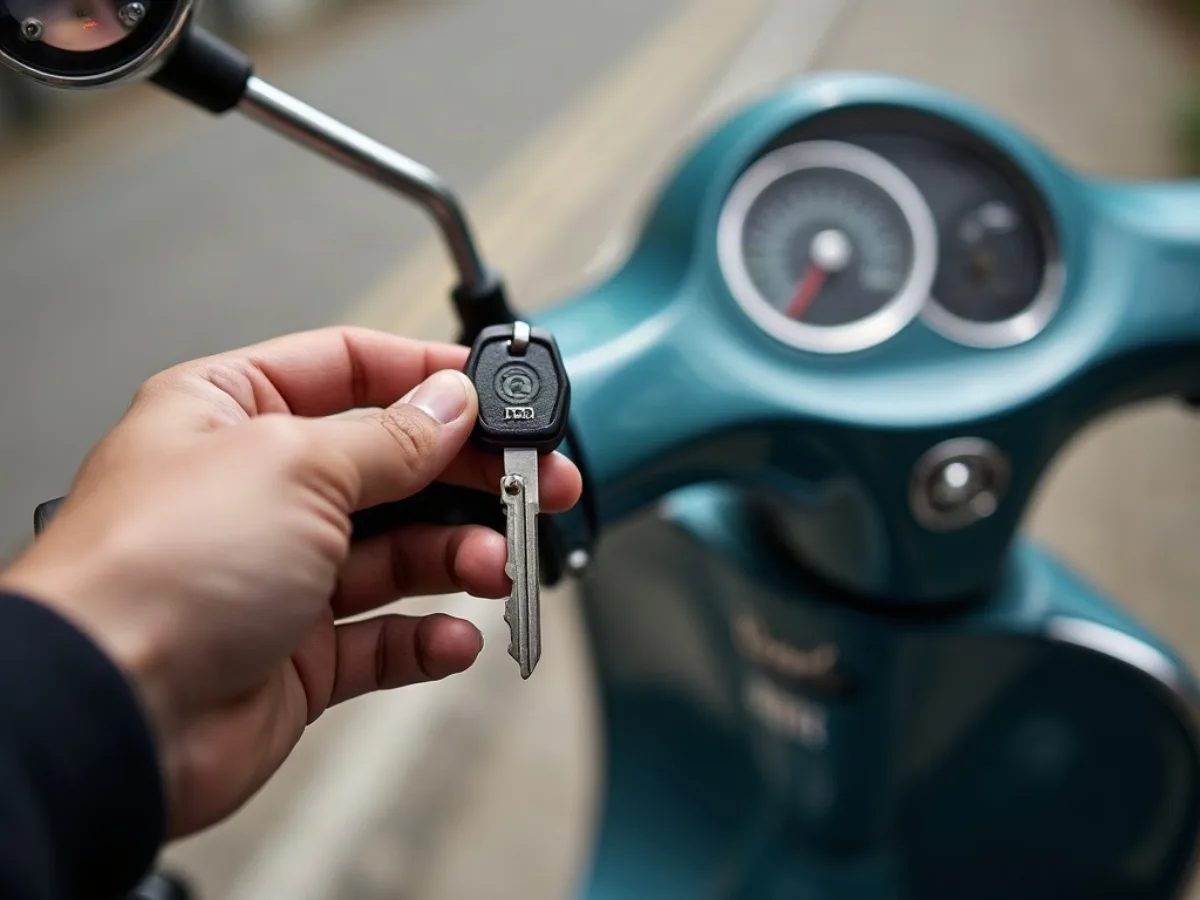 Vespa Sprint motosiklet anahtarı