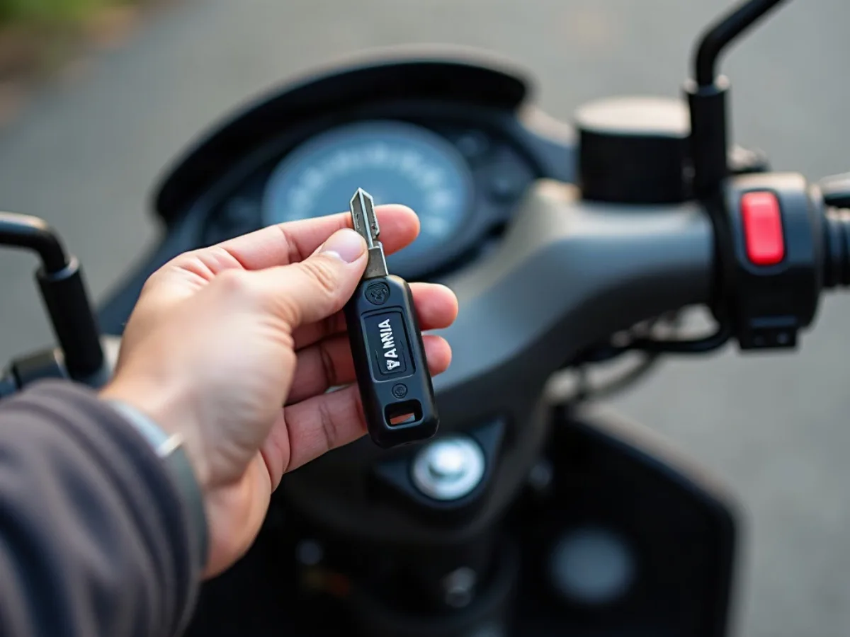 Yamaha XMAX 250 motosiklet anahtarı